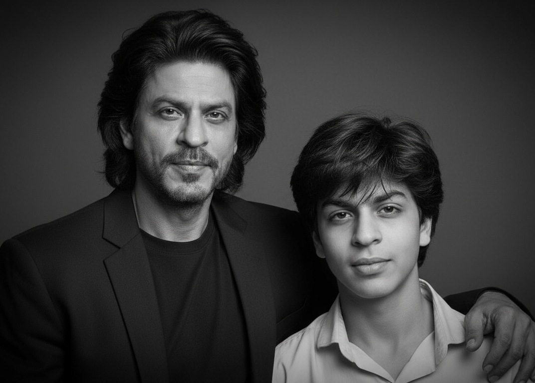 Shah Rukh Khan then and now