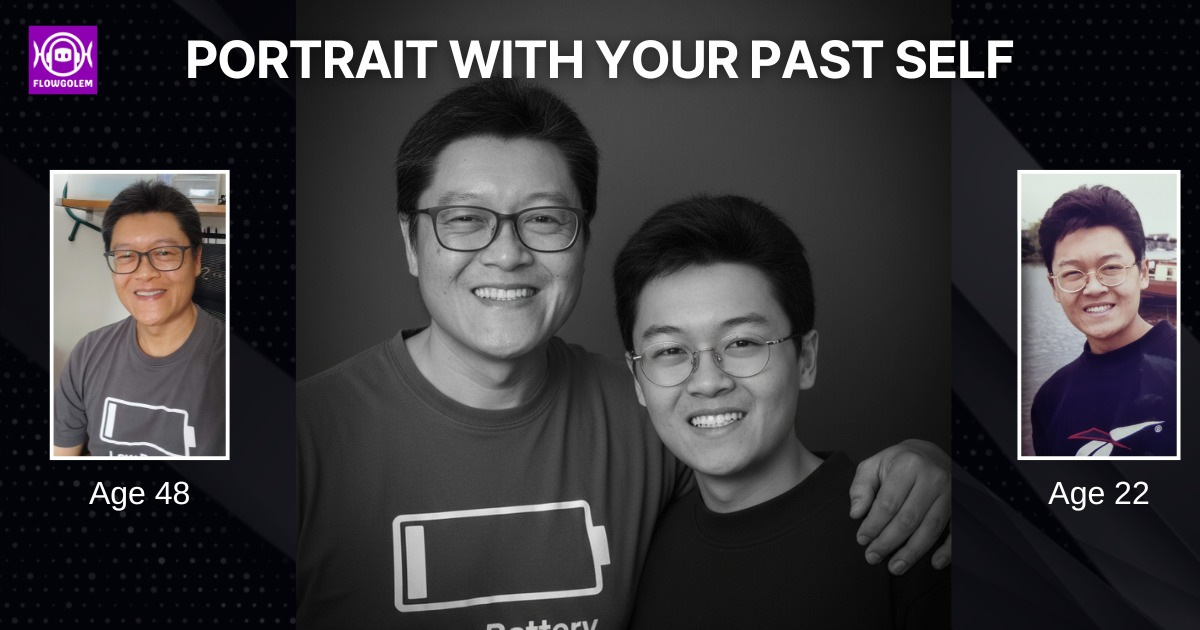 Then & Now portrait sample